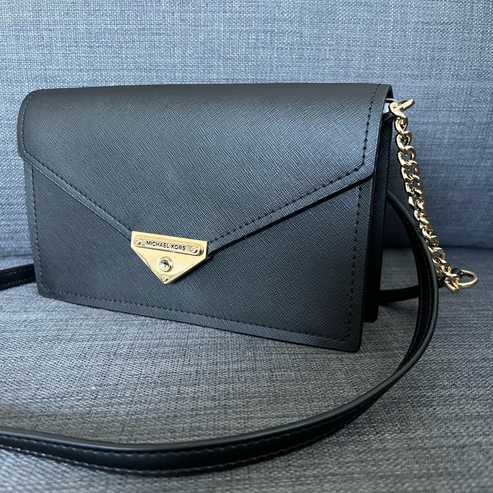 NWT MICHAEL KORS GRACE MEDIUM ENVELOPE CROSSBODY SHOULDER BAG CLUTCH